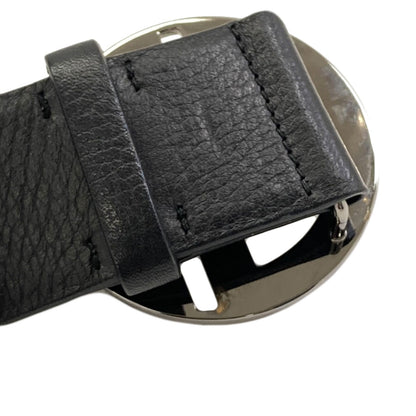 Giorgio Armani GA logo belt Leather mens [Used]