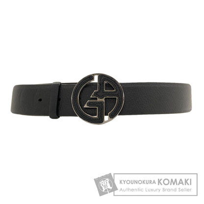 Giorgio Armani GA logo belt Leather mens [Used]