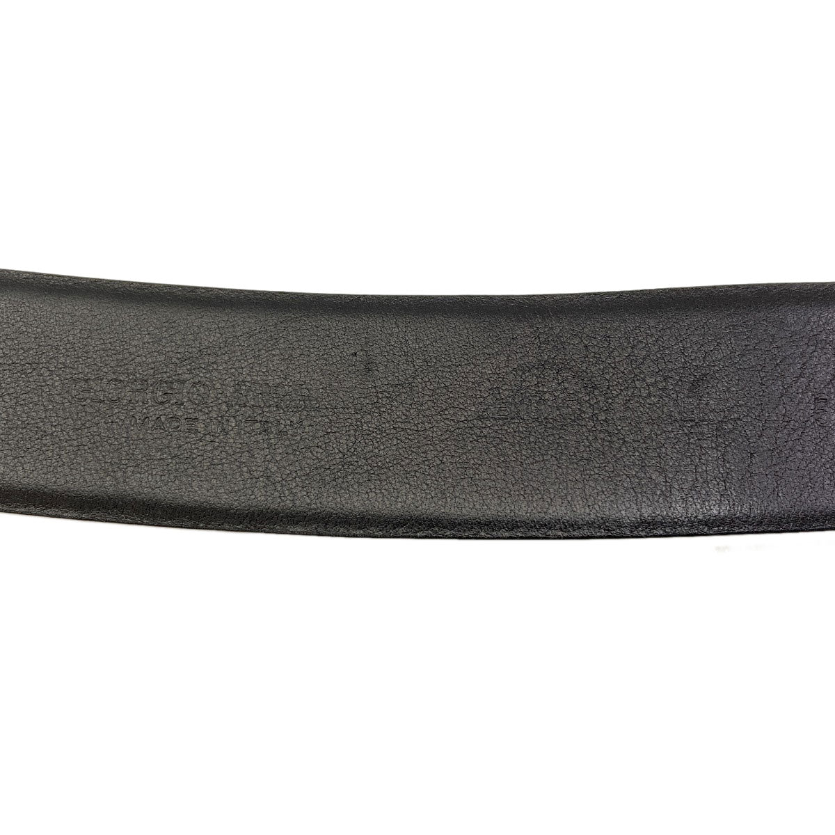 Giorgio Armani GA logo belt Leather mens [Used]