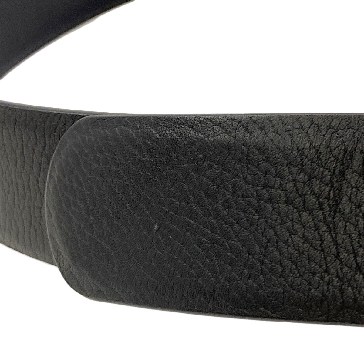 Giorgio Armani GA logo belt Leather mens [Used]