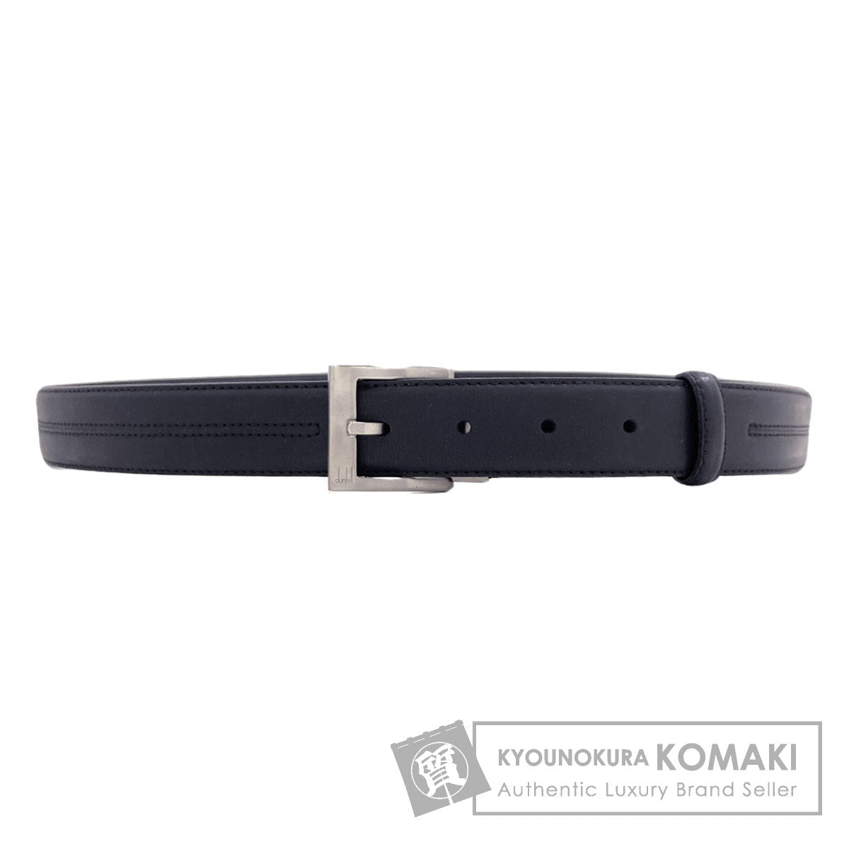 Dunhill logo belt Leather mens [Used]