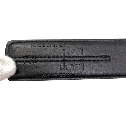 Dunhill logo belt Leather mens [Used]