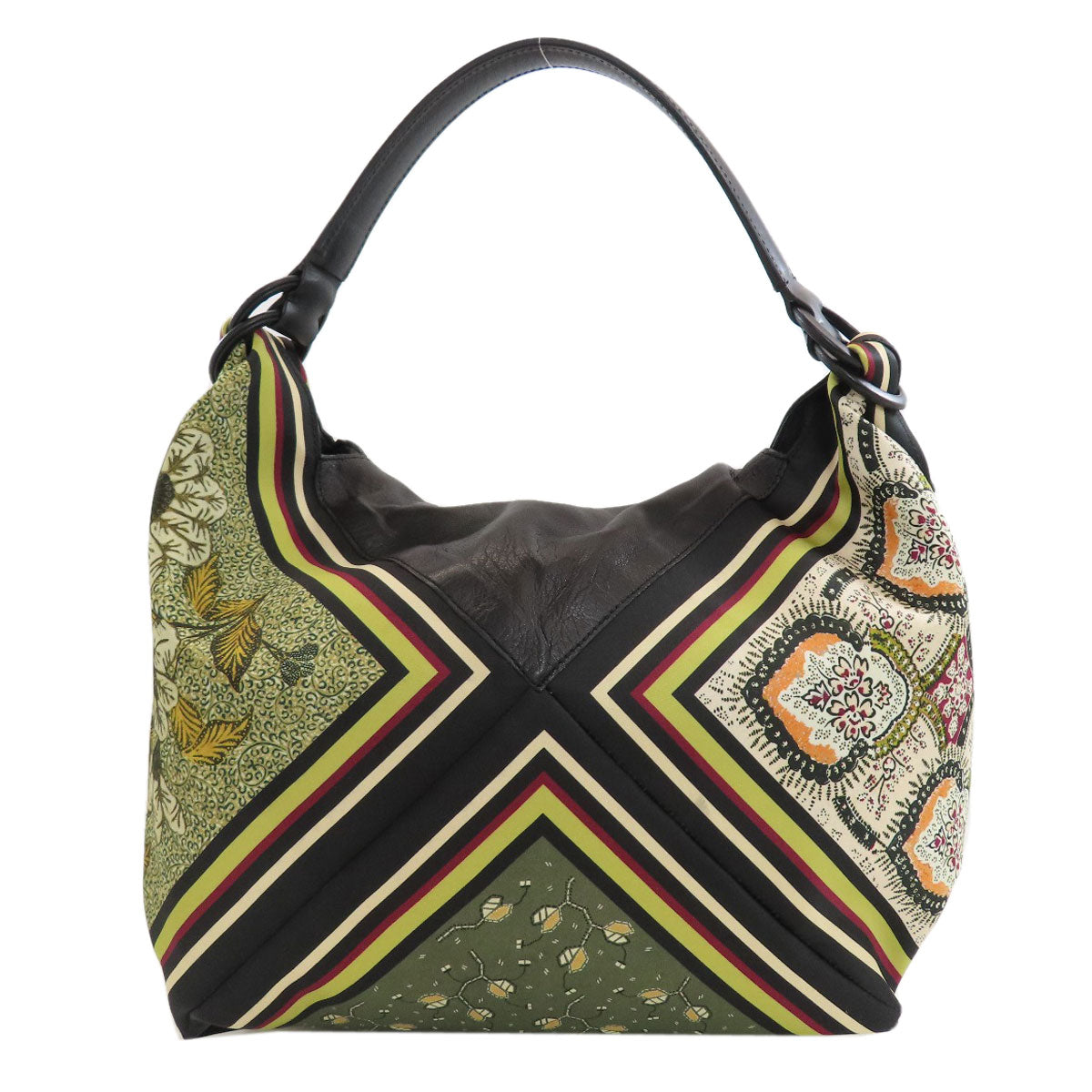 ETRO Paisley pattern Shoulder Bag Nylon LeatherLadies [Used]