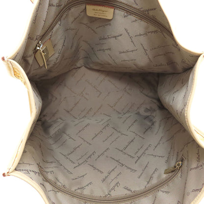 Salvatore Ferragamo Leopard Tote Bag Canvas Ladies [Used]