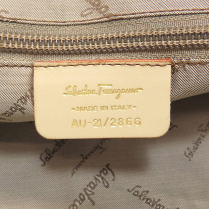 Salvatore Ferragamo Leopard Tote Bag Canvas Ladies [Used]