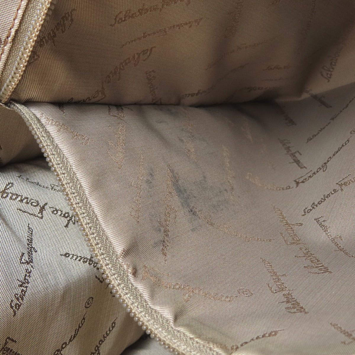 Salvatore Ferragamo Leopard Tote Bag Canvas Ladies [Used]