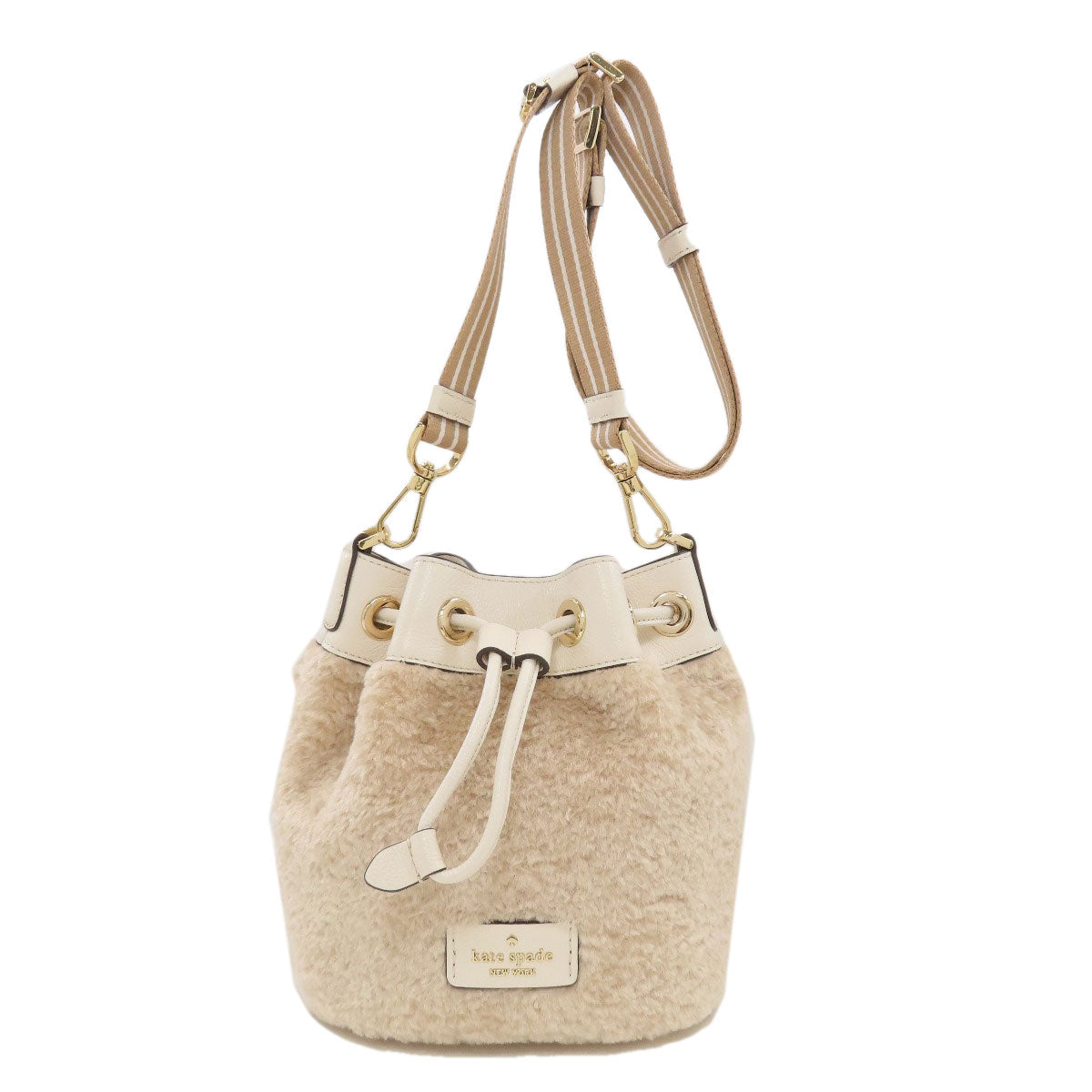 kate spade Rosie Mini Bucket Shoulder Bag Fau& Fur Ladies [Used]