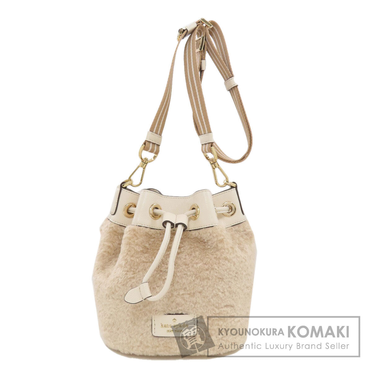 kate spade Rosie Mini Bucket Shoulder Bag Fau& Fur Ladies [Used]