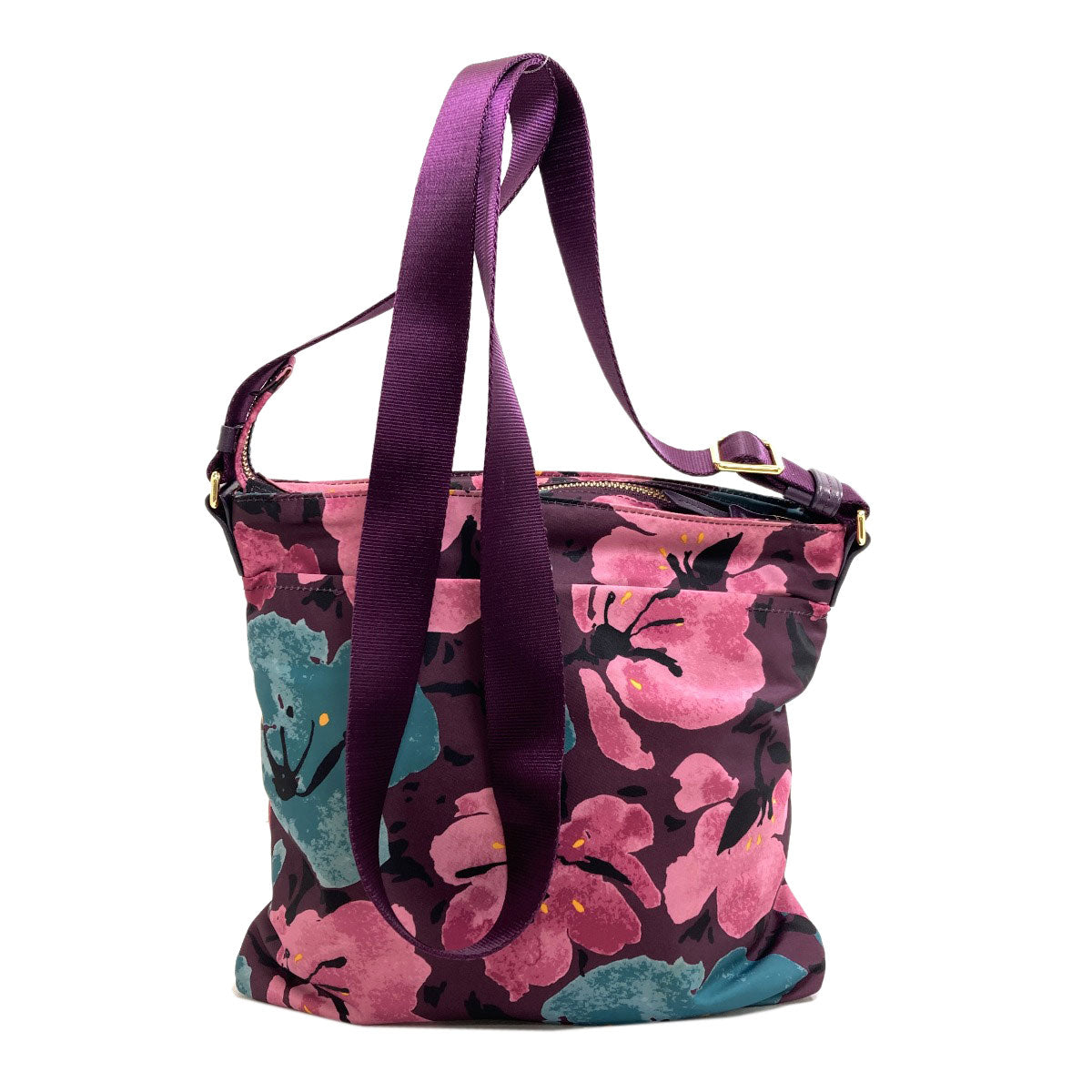 TUMI Flower pattern Shoulder Bag Nylon Ladies [Used]