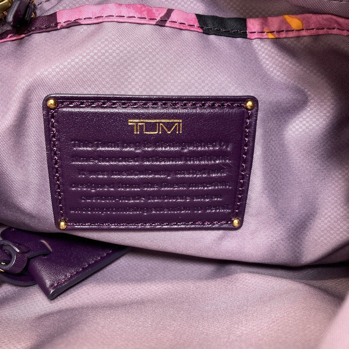 TUMI Flower pattern Shoulder Bag Nylon Ladies [Used]