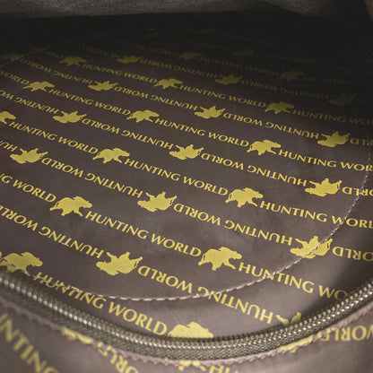 HUNTING WORLD logo Tote Bag Canvas LeatherLadies [Used]