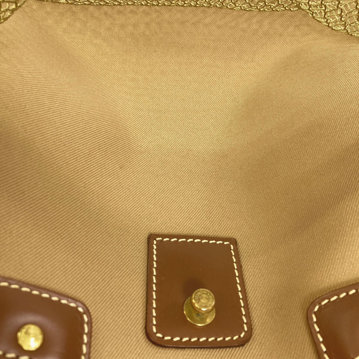 HUNTING WORLD logo Tote Bag Canvas LeatherLadies [Used]