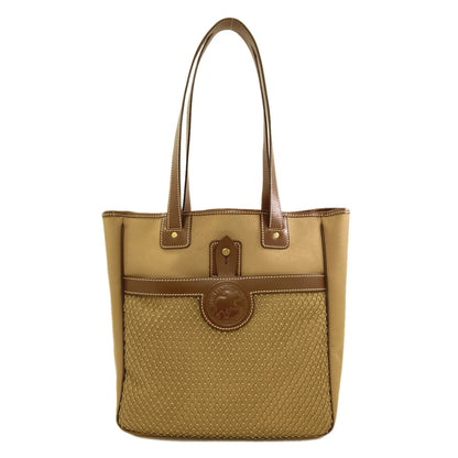 HUNTING WORLD logo Tote Bag Canvas LeatherLadies [Used]