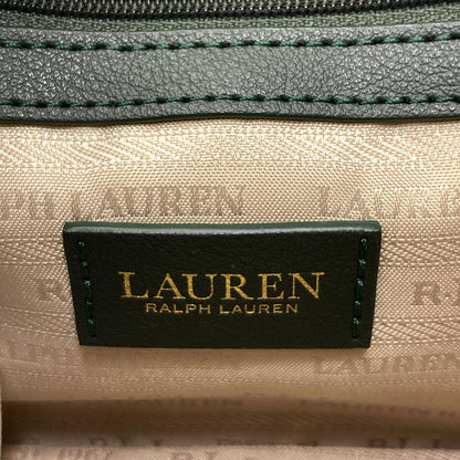 Ralph Lauren logo Handbag Leather Ladies [Used]