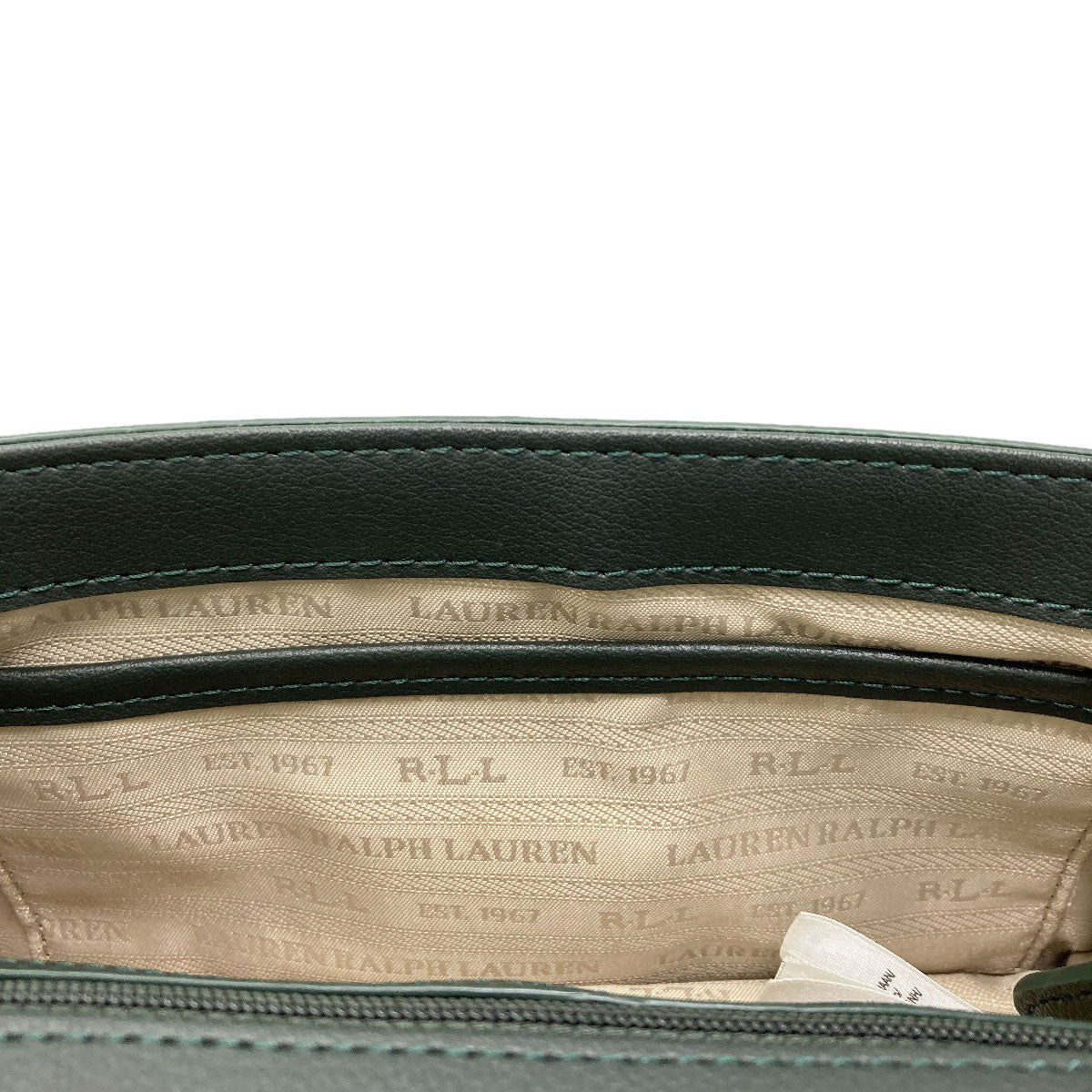 Ralph Lauren logo Handbag Leather Ladies [Used]