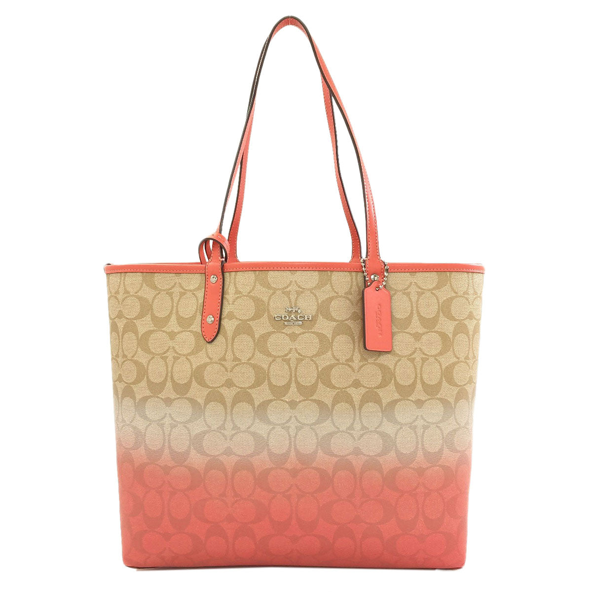 COACH F66885 Reversible Signature Gradient Tote Bag PVC Ladies [Used]