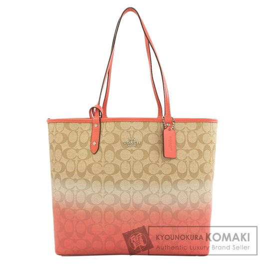 COACH F66885 Reversible Signature Gradient Tote Bag PVC Ladies [Used]