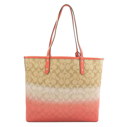 COACH F66885 Reversible Signature Gradient Tote Bag PVC Ladies [Used]