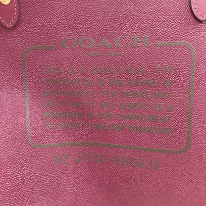 COACH F80232 Reversible Cat Tote Bag PVC Ladies [Used]