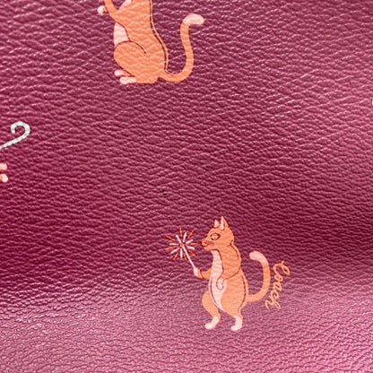 COACH F80232 Reversible Cat Tote Bag PVC Ladies [Used]