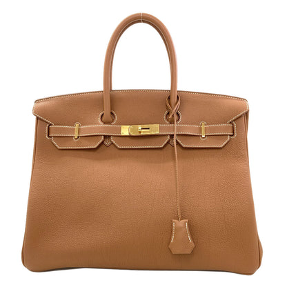 HERMES Birkin 35 Gold Gold Hardware Handbag Togo Ladies [Used]