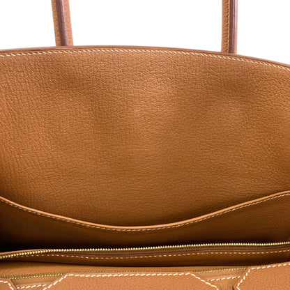HERMES Birkin 35 Gold Gold Hardware Handbag Togo Ladies [Used]
