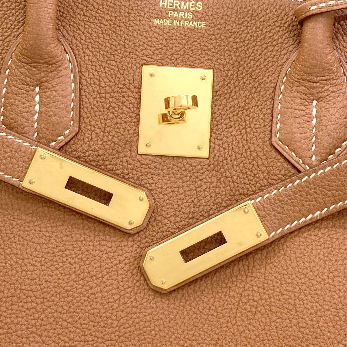 HERMES Birkin 35 Gold Gold Hardware Handbag Togo Ladies [Used]