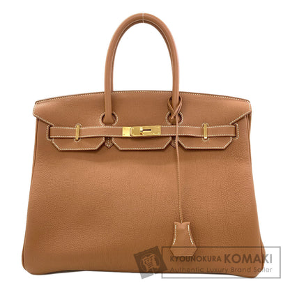 HERMES Birkin 35 Gold Gold Hardware Handbag Togo Ladies [Used]