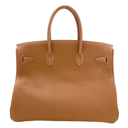 HERMES Birkin 35 Gold Gold Hardware Handbag Togo Ladies [Used]