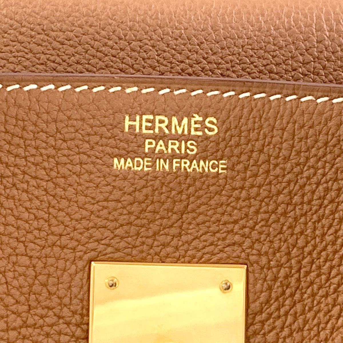 HERMES Birkin 35 Gold Gold Hardware Handbag Togo Ladies [Used]