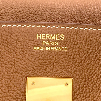 HERMES Birkin 35 Gold Gold Hardware Handbag Togo Ladies [Used]