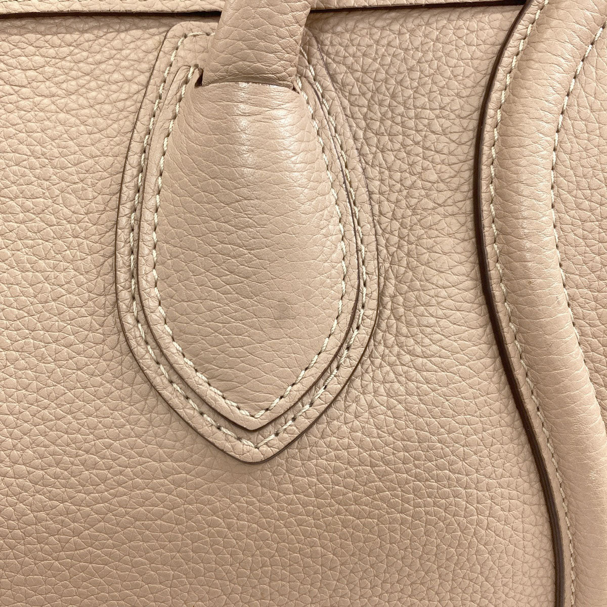 CELINE Luggage mini Tote Bag Calf Ladies [Used]