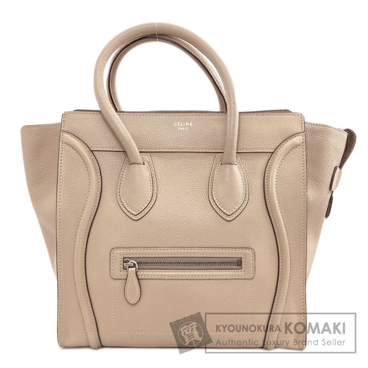 CELINE Luggage mini Tote Bag Calf Ladies [Used]