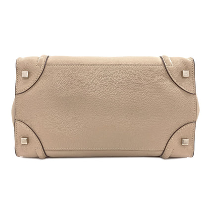 CELINE Luggage mini Tote Bag Calf Ladies [Used]