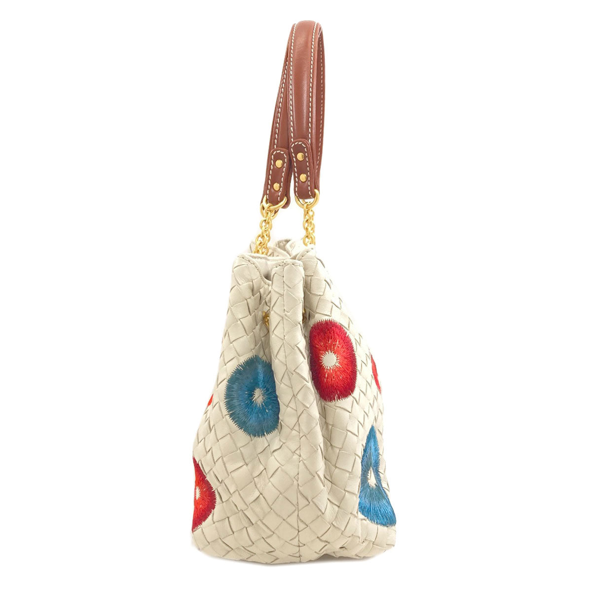 BOTTEGA VENETA Intrecciato Bubble Bag Tote Bag Calf Ladies [Used]