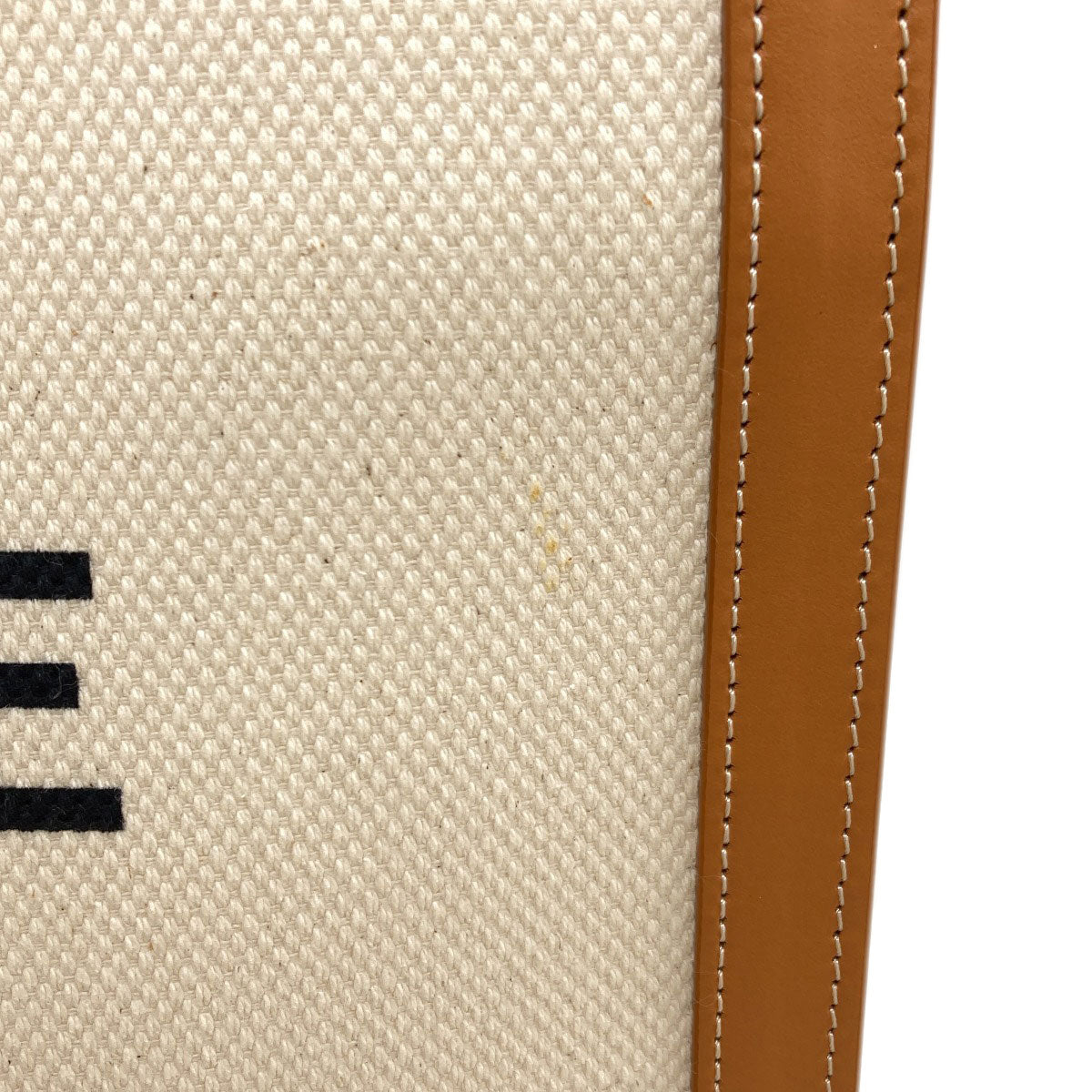 CELINE Vertical Cabas 2WAY Handbag Canvas CalfLadies [Used]