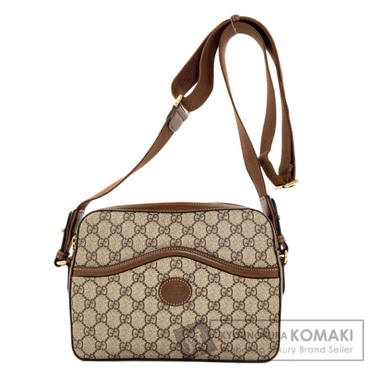 GUCCI 675891 Interlocking G logo GG Supreme Shoulder Bag PVC Ladies [Used]