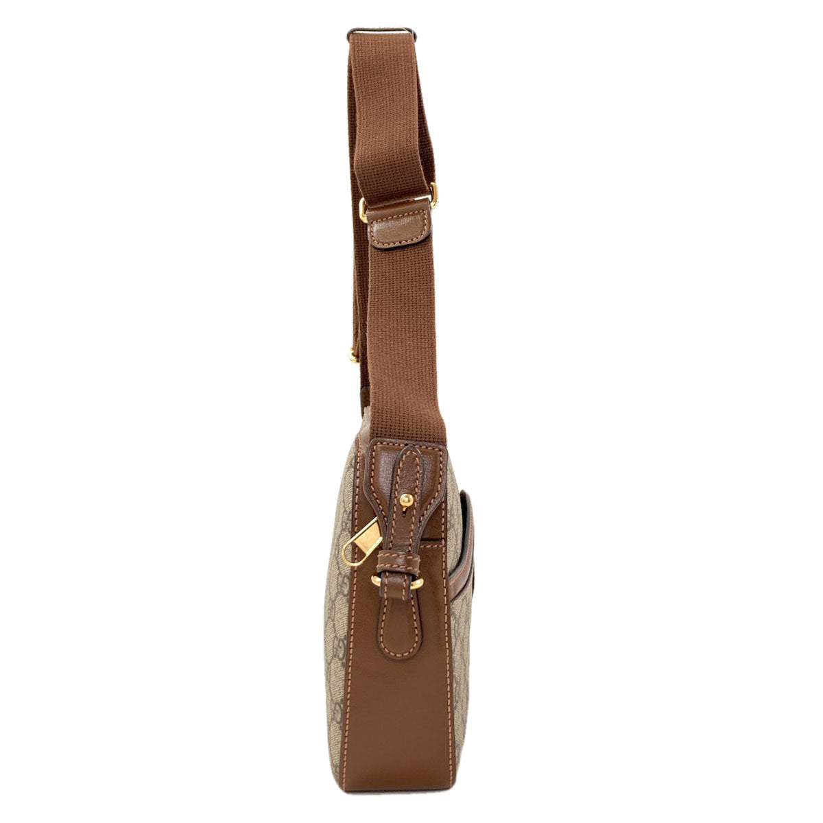 GUCCI 675891 Interlocking G logo GG Supreme Shoulder Bag PVC Ladies [Used]
