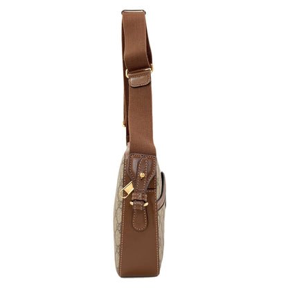 GUCCI 675891 Interlocking G logo GG Supreme Shoulder Bag PVC Ladies [Used]