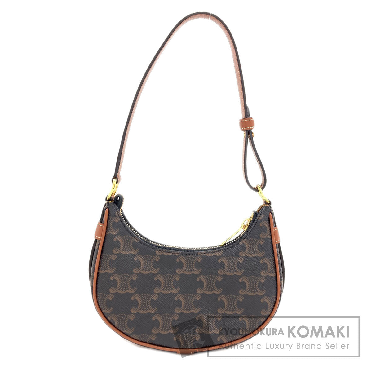 CELINE Mini Ava Triomphe Shoulder Bag PVC Ladies [Used]