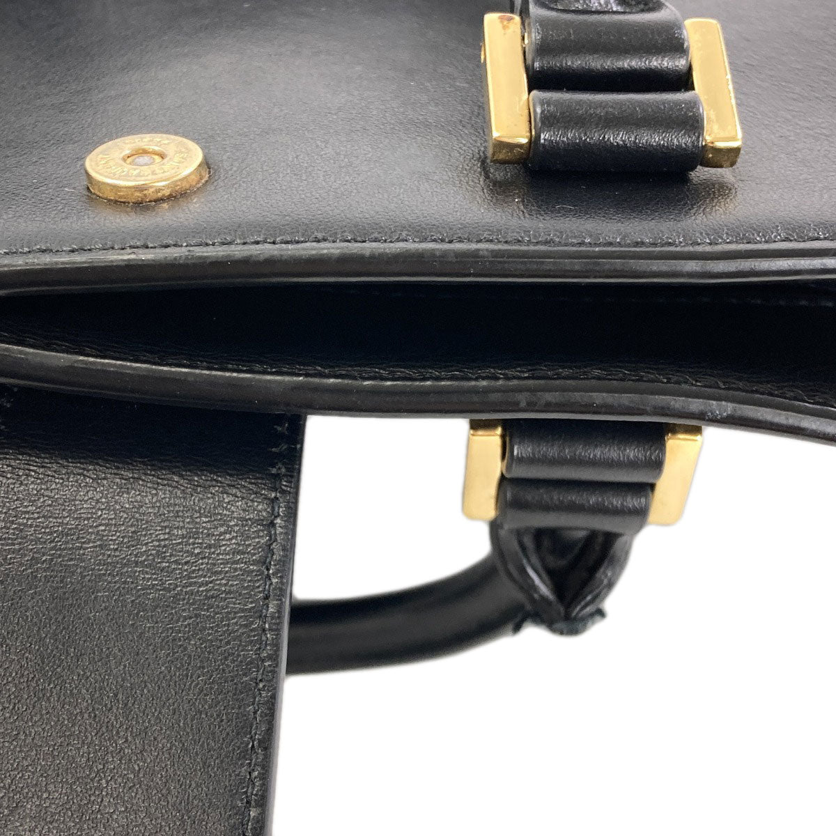 YVES SAINT LAURENT Baby Kabas 2WAY Handbag Calf Ladies [Used]