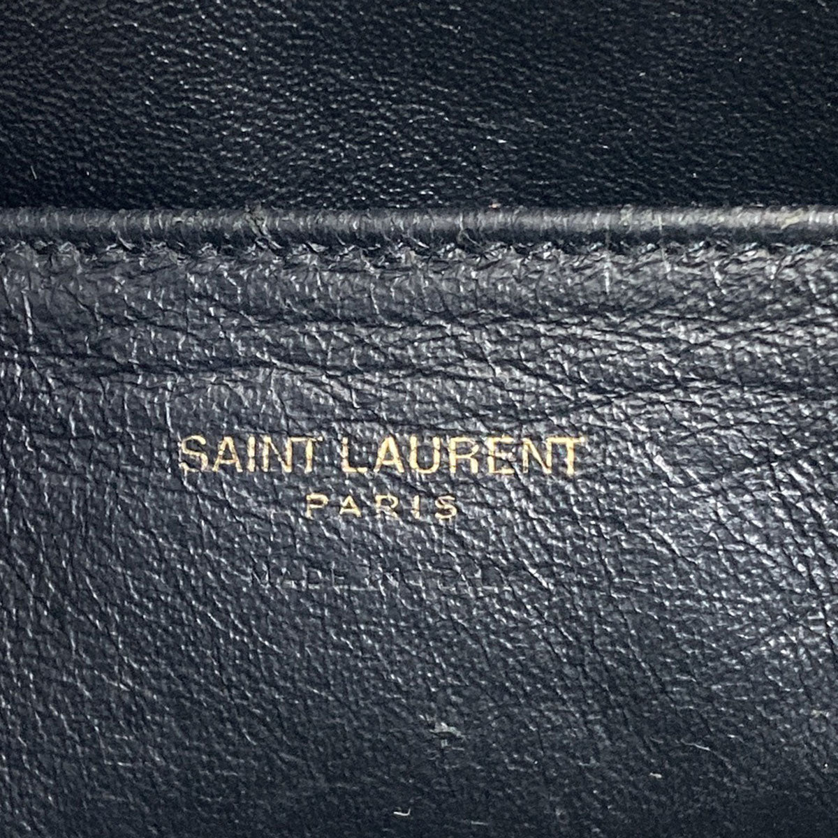 YVES SAINT LAURENT Baby Kabas 2WAY Handbag Calf Ladies [Used]