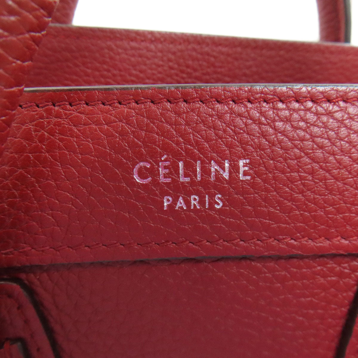 CELINE Luggage nano 2 WAY Handbag Calf Ladies [Used]