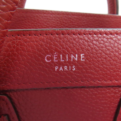 CELINE Luggage nano 2 WAY Handbag Calf Ladies [Used]