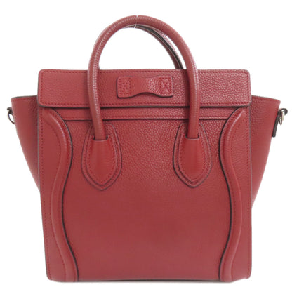 CELINE Luggage nano 2 WAY Handbag Calf Ladies [Used]