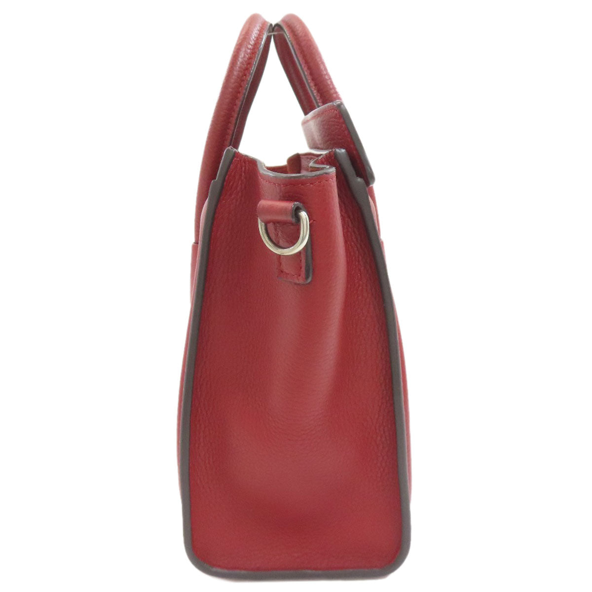 CELINE Luggage nano 2 WAY Handbag Calf Ladies [Used]