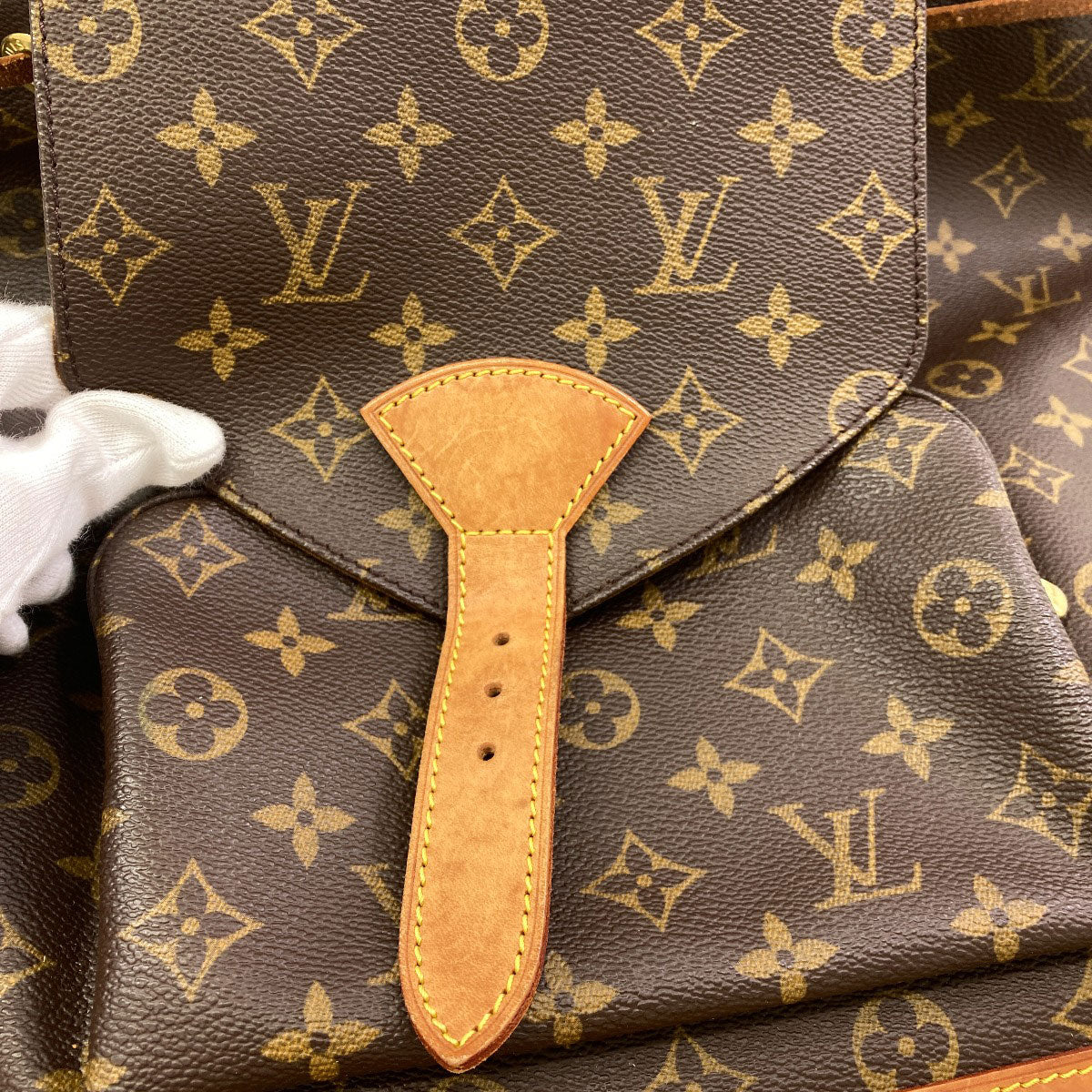 LOUIS VUITTON MontsourisGM Backpack Â· Daypack Monogram canvas Ladies [Used]