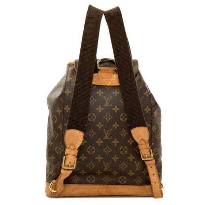 LOUIS VUITTON MontsourisGM Backpack Â· Daypack Monogram canvas Ladies [Used]