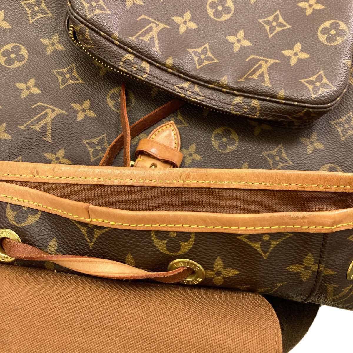 LOUIS VUITTON MontsourisGM Backpack Â· Daypack Monogram canvas Ladies [Used]