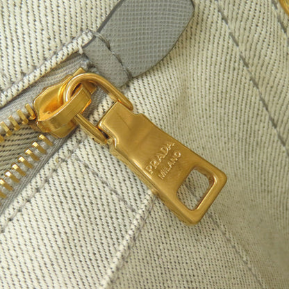 PRADA Canapa mini 2 WAY Handbag Canvas Ladies [Used]